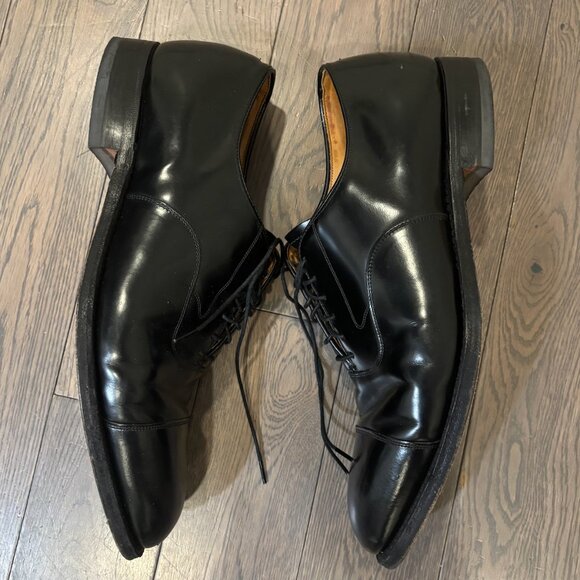 Johnston & Murphy Melton black dress shoes sz 10 main image 7